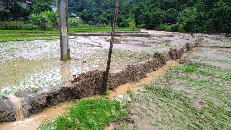 Mưa lớn kéo dài, nhiều nơi ở Sơn La ngập sâu, giao thông bị chia cắt - 9