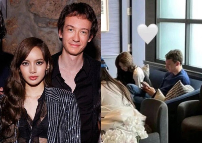 Lisa đồng hành cùng Frederic Arnault hai năm qua. Ảnh: Weibo