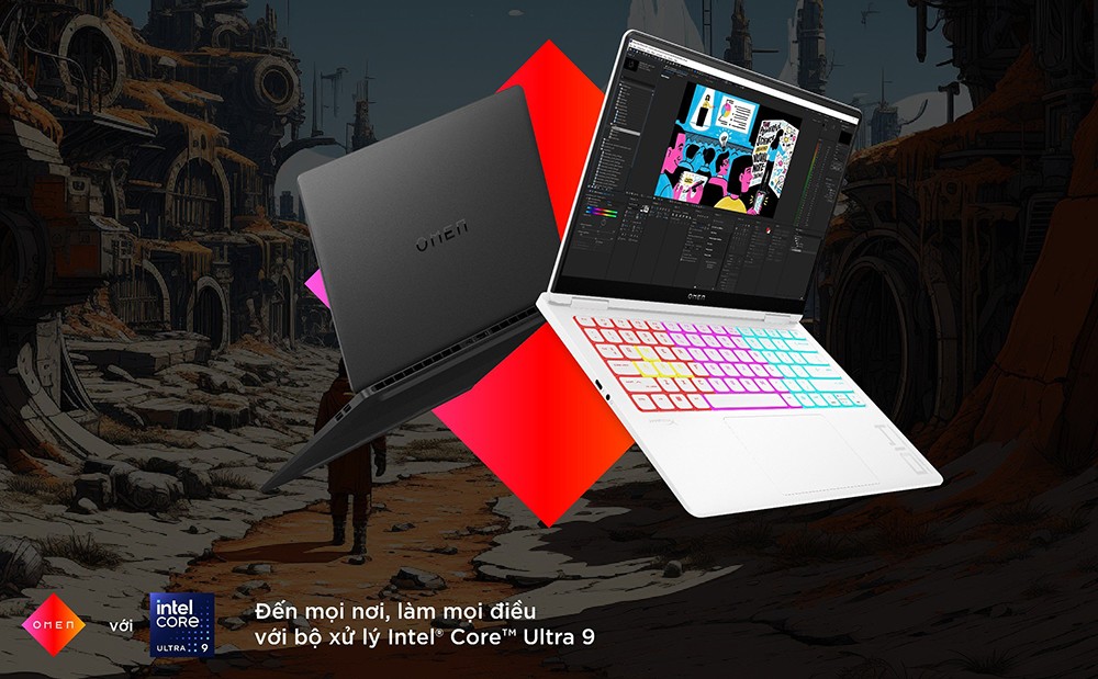 HP OMEN với bộ xử lý Intel® Core™ Ultra mở ra trải nghiệm gaming và sáng tạo không giới hạn - 1