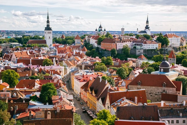 Cảnh quan thành phố Tallinn, Estonia, EU. Ảnh: CNN.