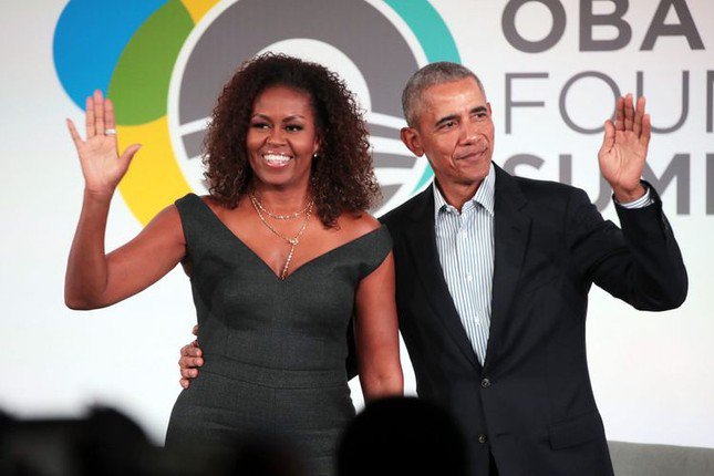 Cựu Tổng thống Barack Obama và phu nhân Michelle. (Ảnh: Getty)