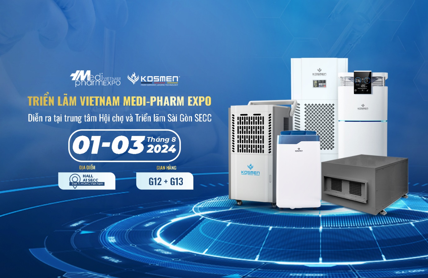 Kosmen Việt Nam tham dự triển lãm Vietnam Medipharm Expo lần thứ 22 tại TP.HCM