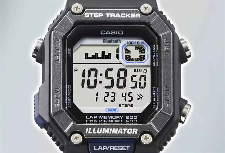 Casio tích hợp chức năng theo dõi bước chân vào đồng hồ đeo tay cổ điển