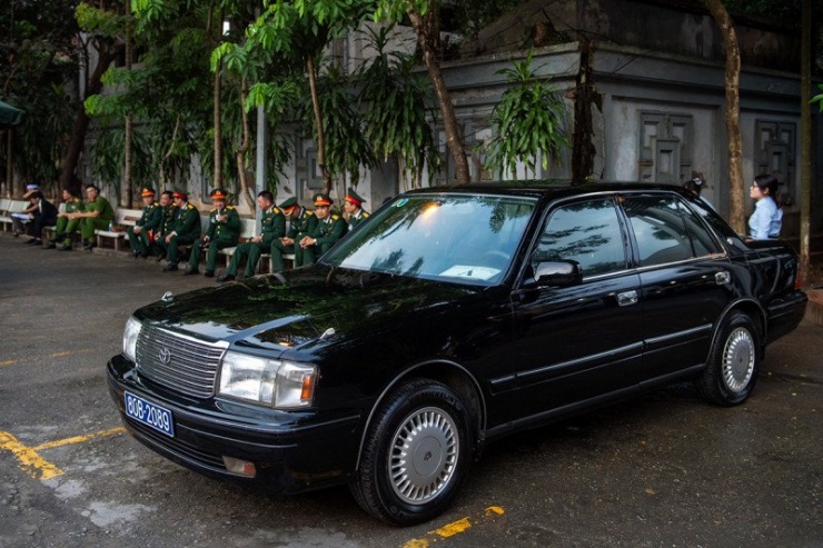 Toyota Crown đời 1998 của Tổng Bí thư Nguyễn Phú Trọng. Ảnh: CAND