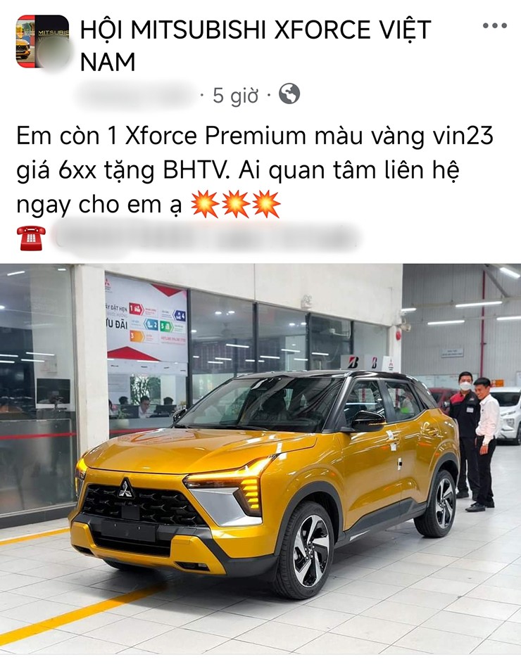 Mitsubishi XForce được một số đại lý giảm giá từ 30 đến 50 triệu đồng - 2