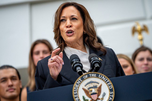 Phó Tổng thống Mỹ Kamala Harris. (Ảnh: Reuters)