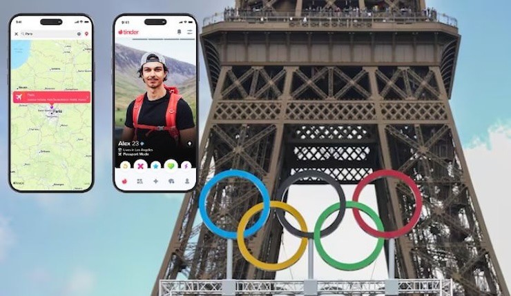 The number of people looking for friends on Tinder with the description "athlete" increased sharply in Paris during the 2024 Olympics.