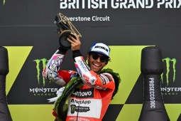 Đua xe MotoGP, British GP: Cú đúp cho Bastianini trong chặng kỷ niệm 75 năm