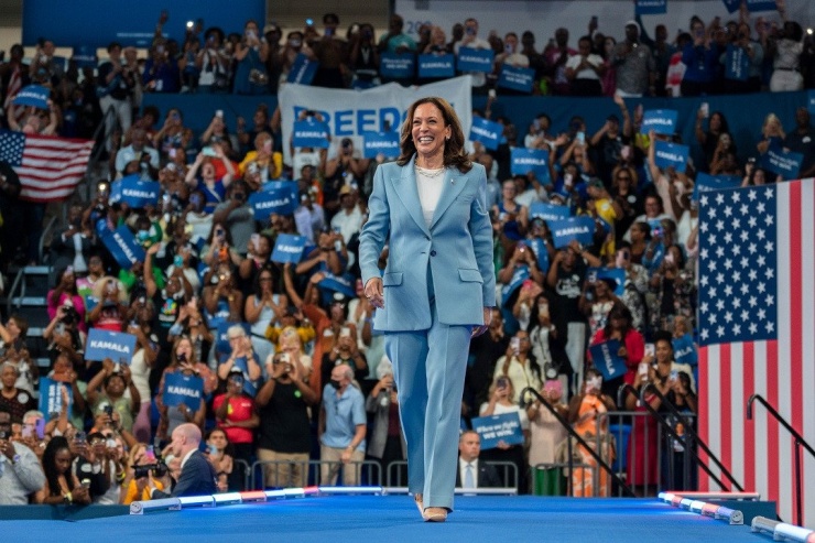 Phó Tổng thống Mỹ Kamala Harris. Ảnh: X