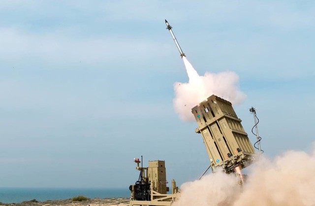 Hệ thống tên lửa phòng không Iron Dome của Israel. Ảnh: IDF