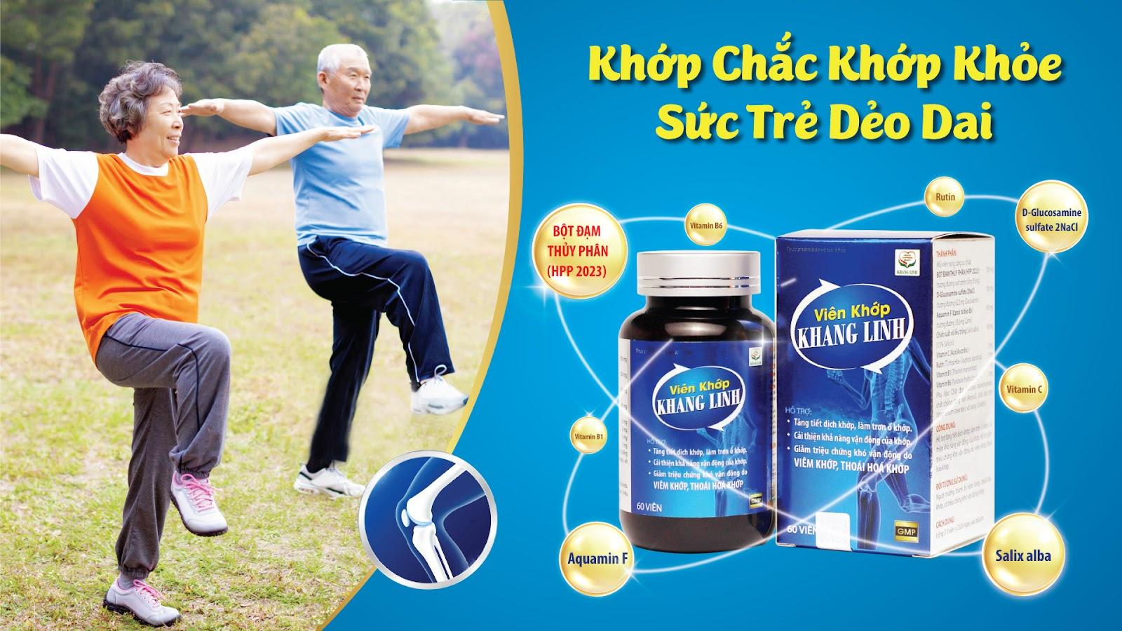 Viên khớp Khang Linh - Giải pháp hỗ trợ giảm các triệu chứng đau nhức xương khớp hiệu quả, an toàn