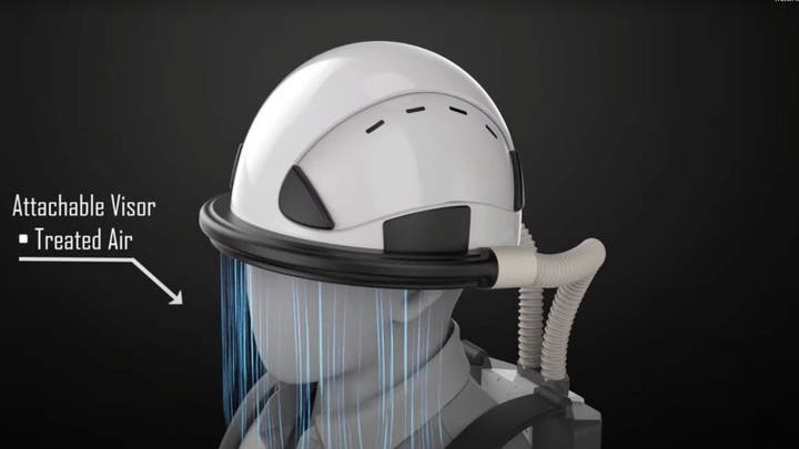 Helmets create "invisible masks" that kill 99.8% of pollutants - 2