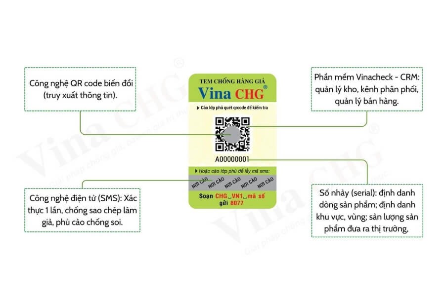 Mẫu tem chống hàng giả QR Code