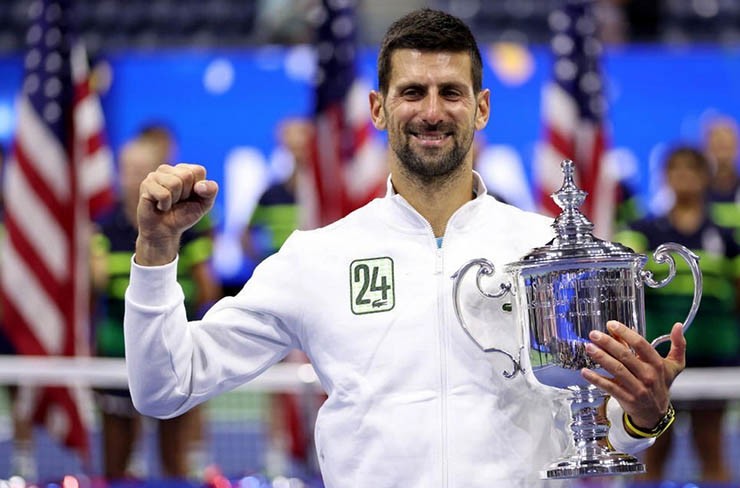 Djokovic đăng quang US Open năm ngoái