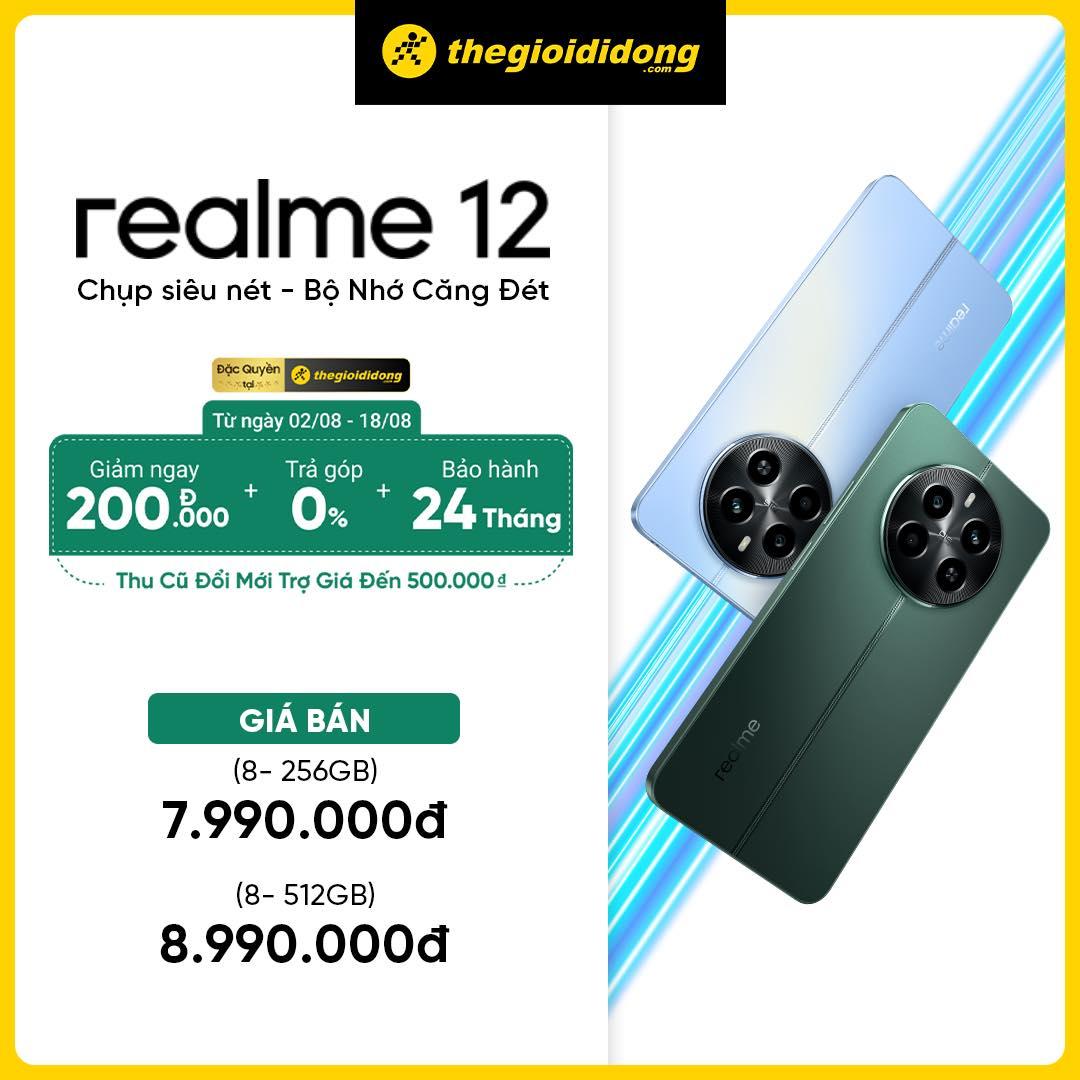 Cách realme 12 chinh phục người dùng mùa tựu trường tại Thế Giới Di Động - 4