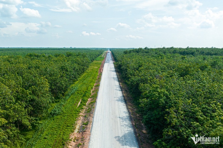 Về phần đường, hiện nhà thầu triển khai các hạng mục đắp K95, K98, bù vênh bằng cấp phối đá dăm…