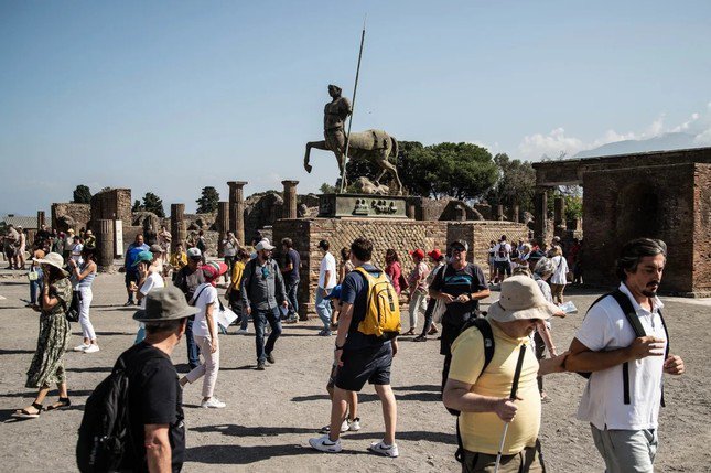 Pompeii là một trong những địa điểm du lịch nổi tiếng nhất và cũng dễ bị tổn thương nhất của Ý. Ảnh: Getty Images.