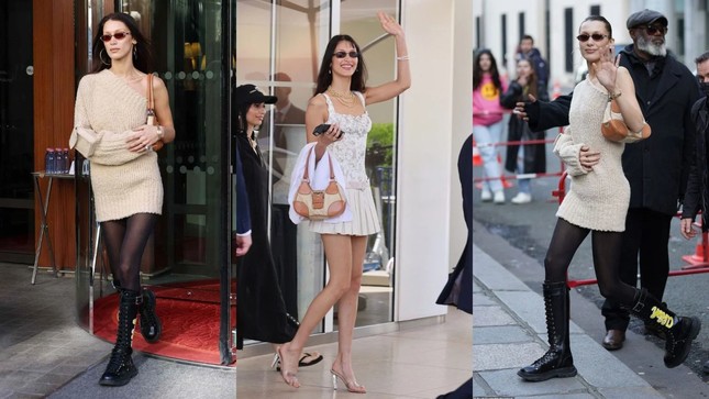 Bella Hadid còn là một nhà sưu tầm túi Prada vintage chính hiệu.