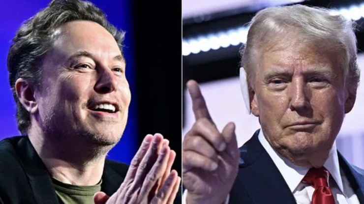 Tỷ phú Elon Musk hoàn toàn ủng hộ cựu Tổng thống Donald Trump trong cuộc bầu cử sắp tới. Ảnh: AFP.