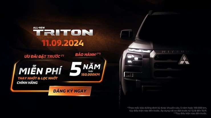 Chốt ngày Mitsubishi Triton hoàn toàn mới ra mắt tại Việt Nam - 2