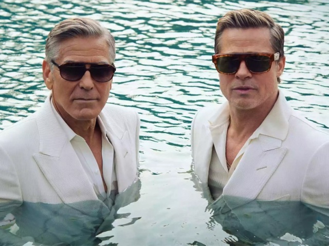 Brad Pitt và George Clooney đọ phong độ tuổi 60 trên tạp chí