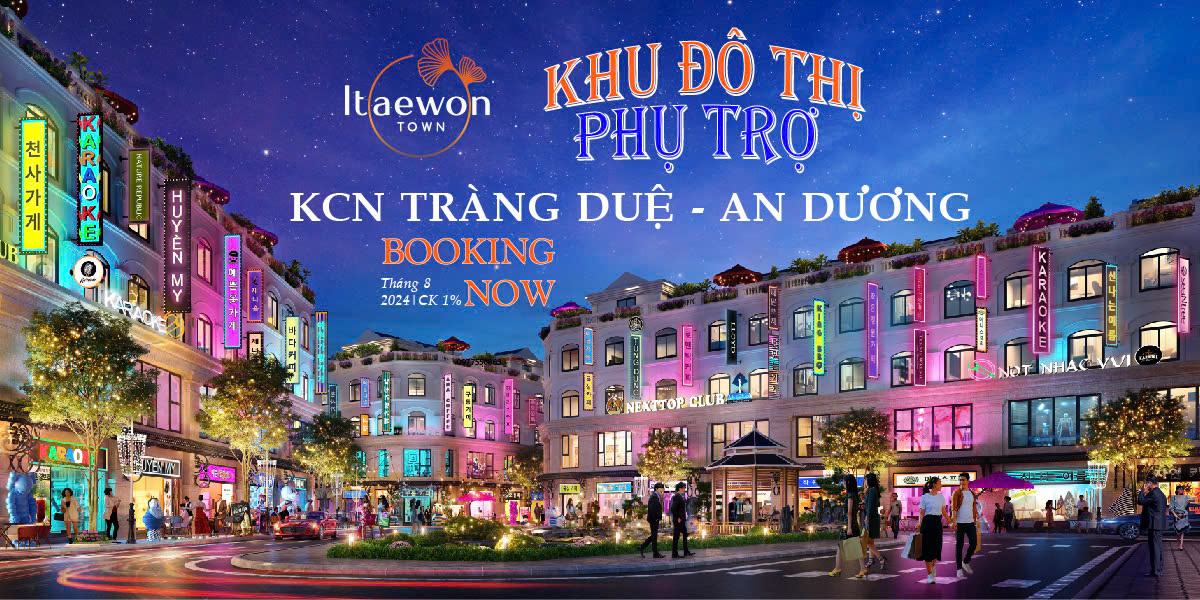 Sắp ra mắt dự án Itaewon Town – Đô thị phụ trợ khu công nghiệp Tràng Duệ