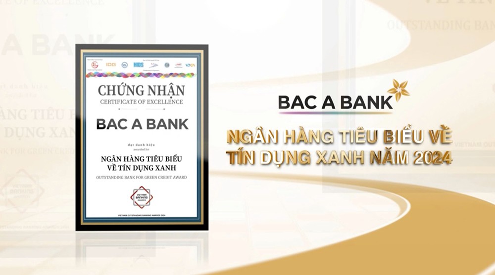 Bac A Bank hai năm liền nhận giải thưởng Ngân hàng tiêu biểu về Tín dụng xanh - 3