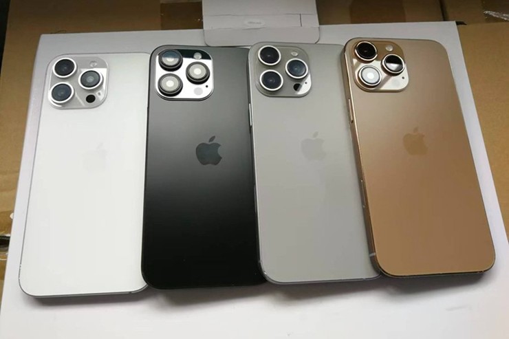 Biến thể màu vàng đồng xuất hiện bên cạnh 3 biến thể màu mà iPhone 15 Pro.