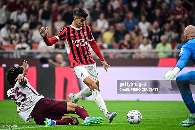 Morata cứu nguy cho AC Milan