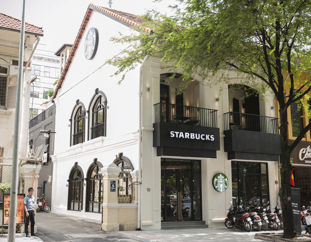 Starbucks Việt Nam có cửa hàng Reserve duy nhất tại TPHCM, số 11-13 Hàn Thuyên, quận 1. Ảnh: ST