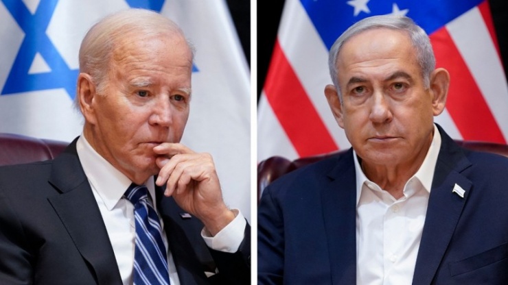 Tổng thống Mỹ Joe Biden gây sức ép với Thủ tướng Israel Benjamin Netanyahu. Ảnh minh họa Getty Images. 