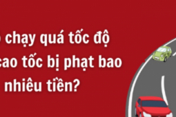 Ô tô chạy quá tốc độ trên cao tốc bị phạt bao nhiêu tiền?