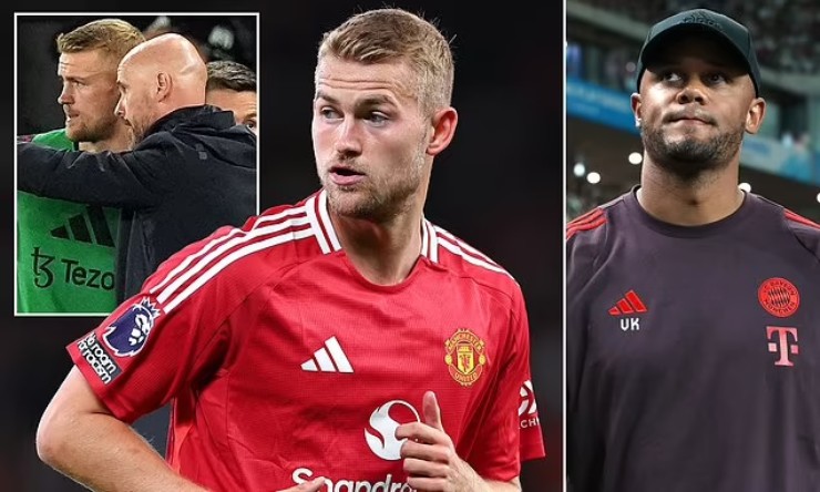 Bayern bán De Ligt cho MU bất chấp HLV Kompany muốn giữ trung vệ người Hà Lan