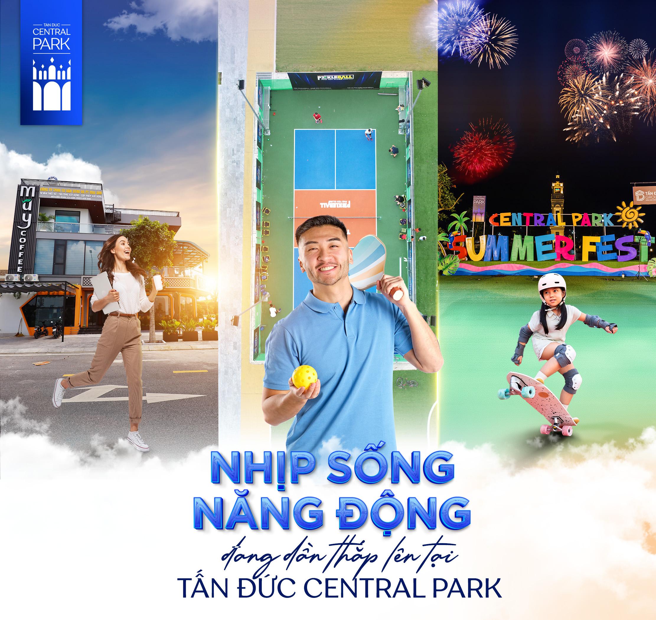 Hiện tại Tấn Đức Central Park đã đón một lượng cư dân về sinh sống. Ảnh: Tấn Đức