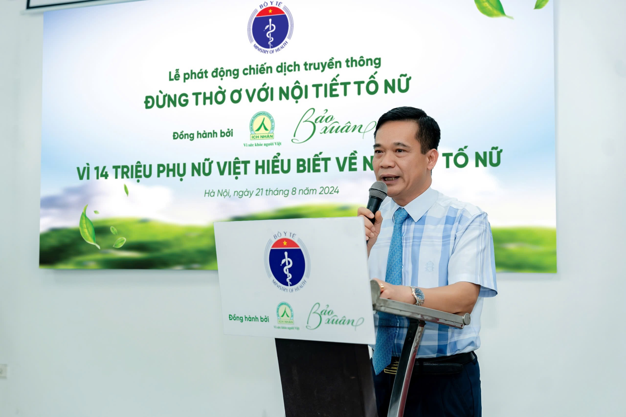 TS. BS.Trần Đăng Khoa, Phó Vụ trưởng Vụ Sức khỏe Bà mẹ - Trẻ em phát biểu khai mạc sự kiện