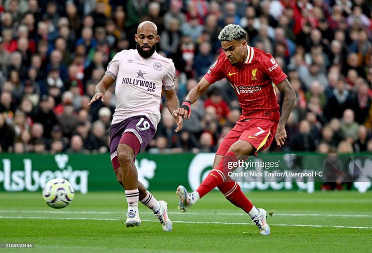 Diaz mở tỷ số cho Liverpool từ sớm