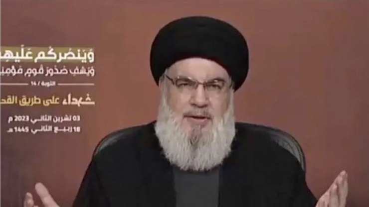 Lãnh đạo nhóm vũ trang Hezbollah Hassan Nasrallah. Ảnh: Israel National News