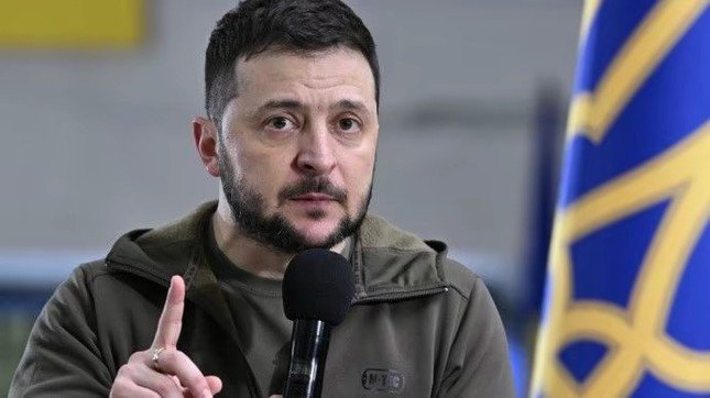 Tổng thống Ukraine Volodymyr Zelensky. (Ảnh: Getty Images)