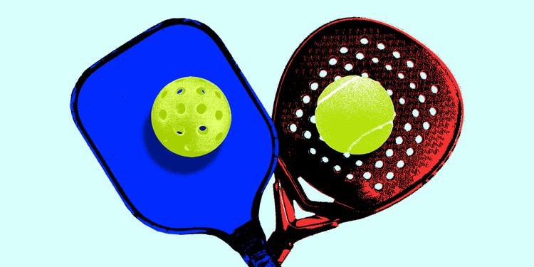 So sánh vợt, bóng pickleball và vợt, bóng padel