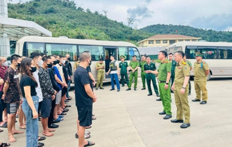 36 nạn nhân được Công an Hà Tĩnh phối hợp Cục Phòng chống mua bán người - Bộ Công an Lào và Công an tỉnh Bokeo giải cứu.