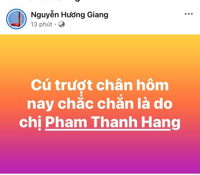 Hương Giang đổ lỗi cho Thanh Hằng