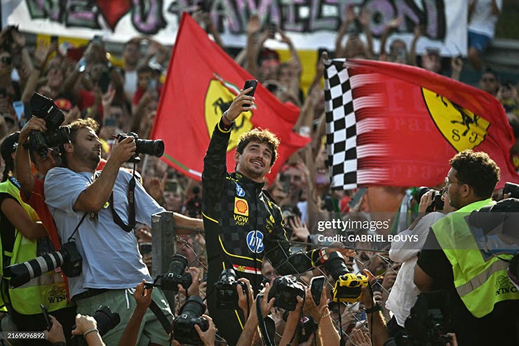 Leclerc đạt kết quả tốt ở Italian GP