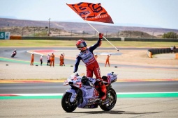 Đua xe MotoGP, Aragon GP: "Nhà vua" trở lại, Bagnaia có chặng đua đáng quên