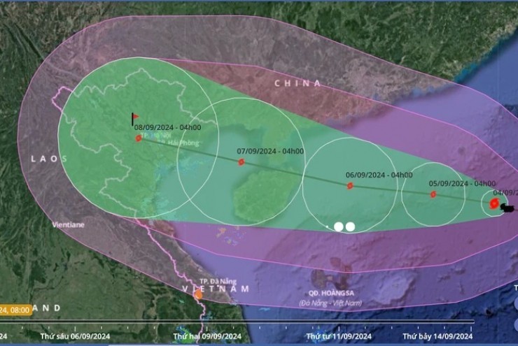 Bão số 3 tăng cấp liên tục, có thể thành siêu bão, ảnh hưởng trực tiếp đất liền Việt Nam