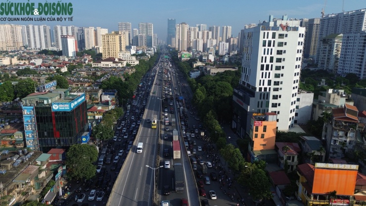 Trục giao thông Vành đai 3 - Khuất Duy Tiến vẫn là điểm nóng về ùn tắc giao thông.