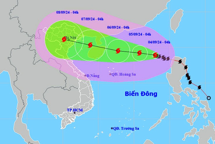 Ba yếu tố khiến bão YAGI có thể tàn phá kinh hoàng