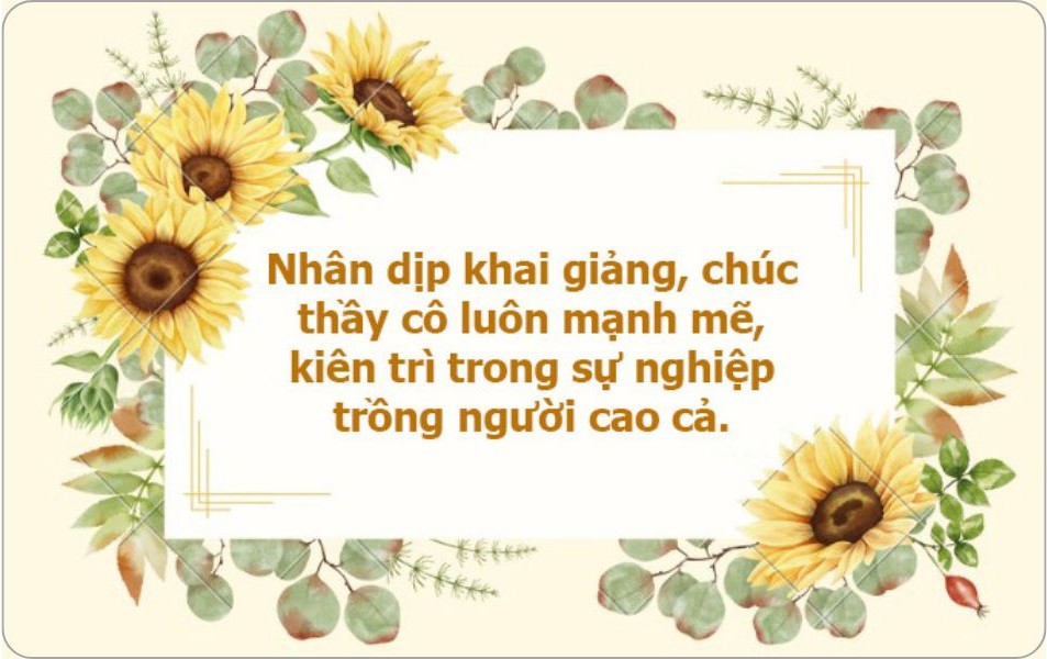 Gợi ý những lời chúc ý nghĩa cho ngày khai giảng năm học mới - 6