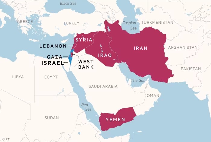 Iran có tầm ảnh hưởng lớn tại khu vực Trung Đông.