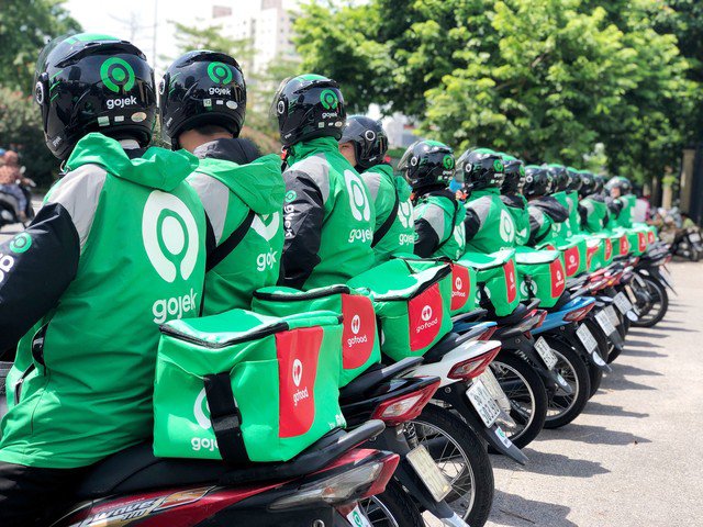 Tài xế của Gojek Ảnh: Công ty cung cấp