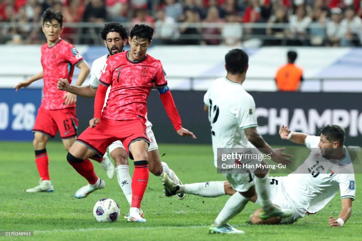 Video bóng đá Hàn Quốc - Palestine: Son Heung Min kém duyên (Vòng loại World Cup)